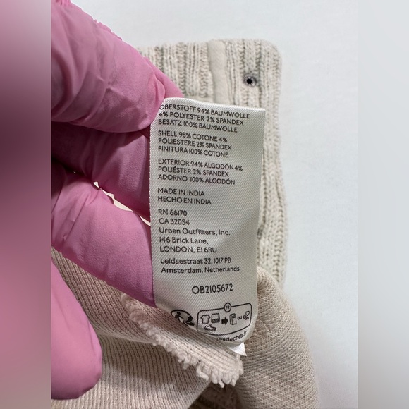 FREE PEOPLE We The Free Cute In This Cardigan Womens Size Small Ivory Chunky NWT - Picture 15 of 16